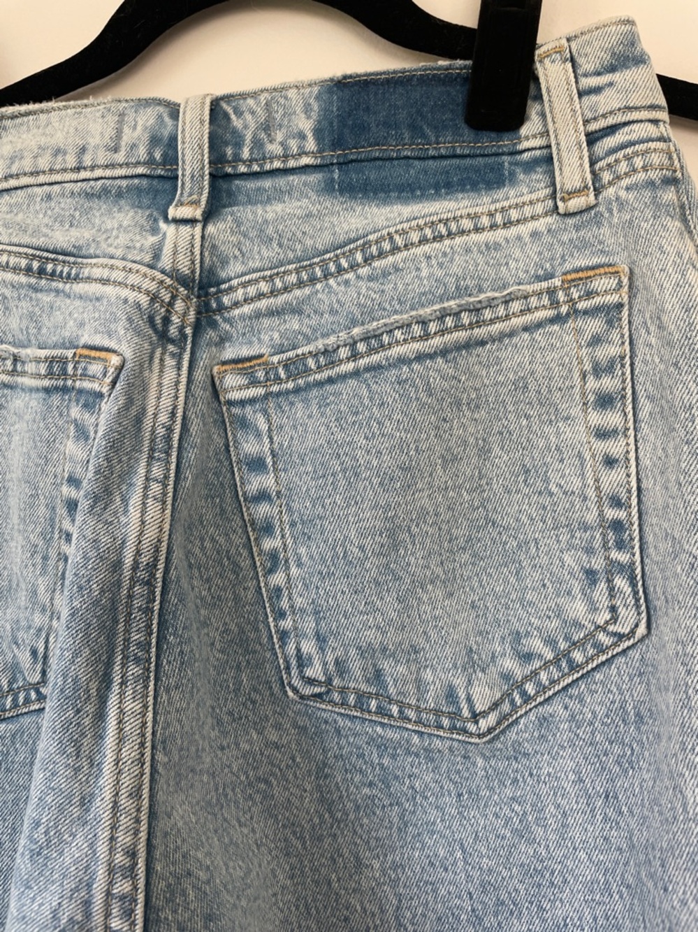Abercrombie & Fitch Light Blue The 90’s straight ultra high rise WomanJeans 26/2 - Picture 7 of 10